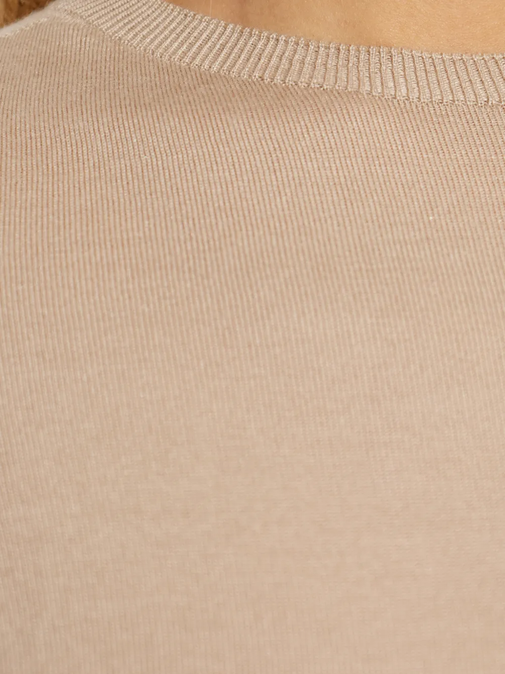 Fabiana Filippi Top met korte mouwen Beige