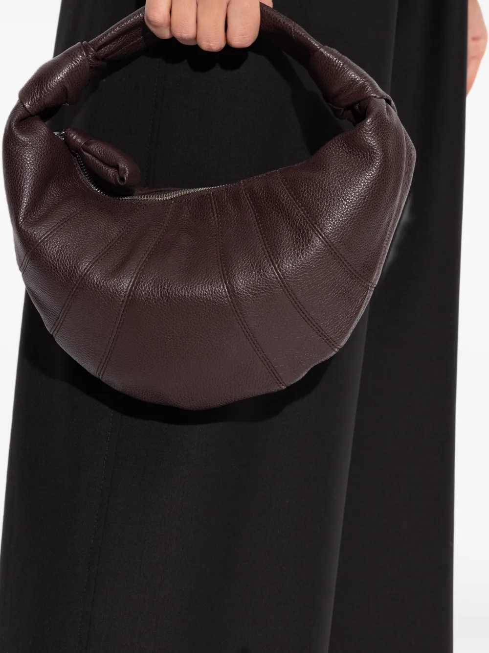 LEMAIRE Fortune Croissant schoudertas Bruin