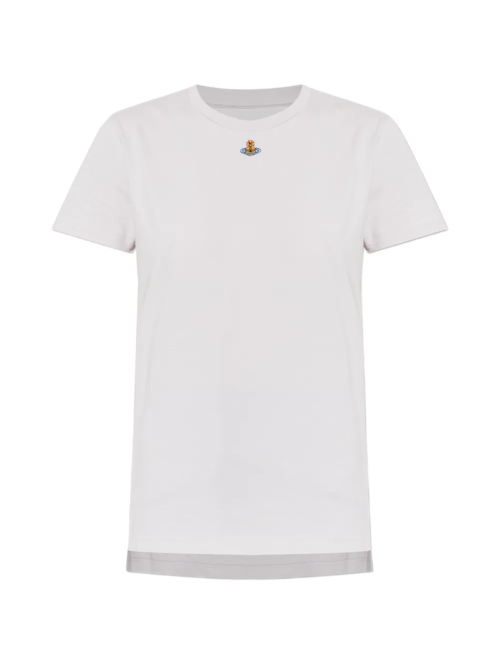 Vivienne Westwood Orb-embroidered T-shirt - Viola