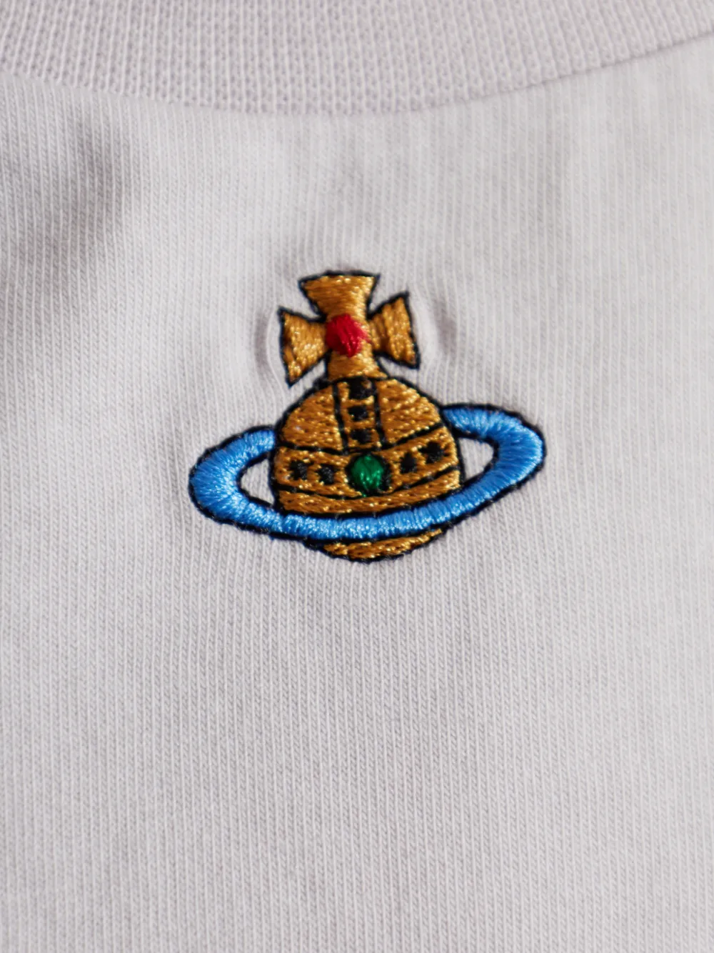 Vivienne Westwood T-shirt met borduurwerk Paars