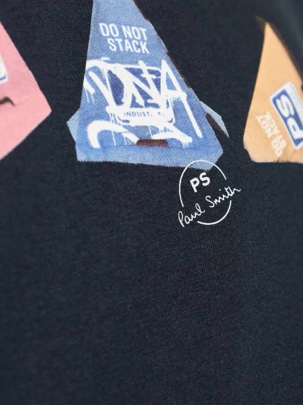 PS Paul Smith T-shirt met print Blauw