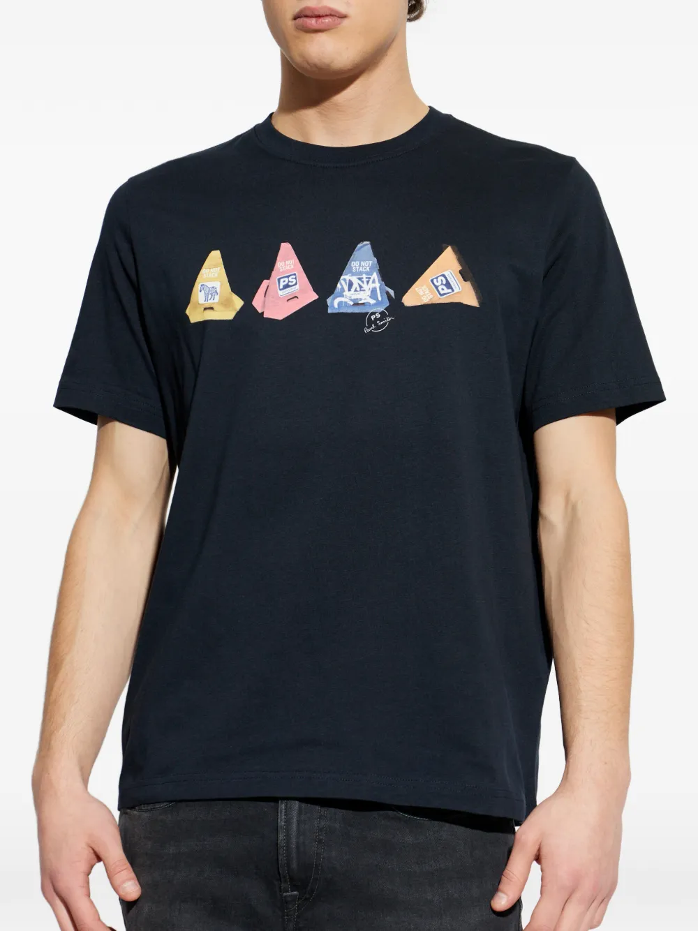 PS Paul Smith T-shirt met print Blauw