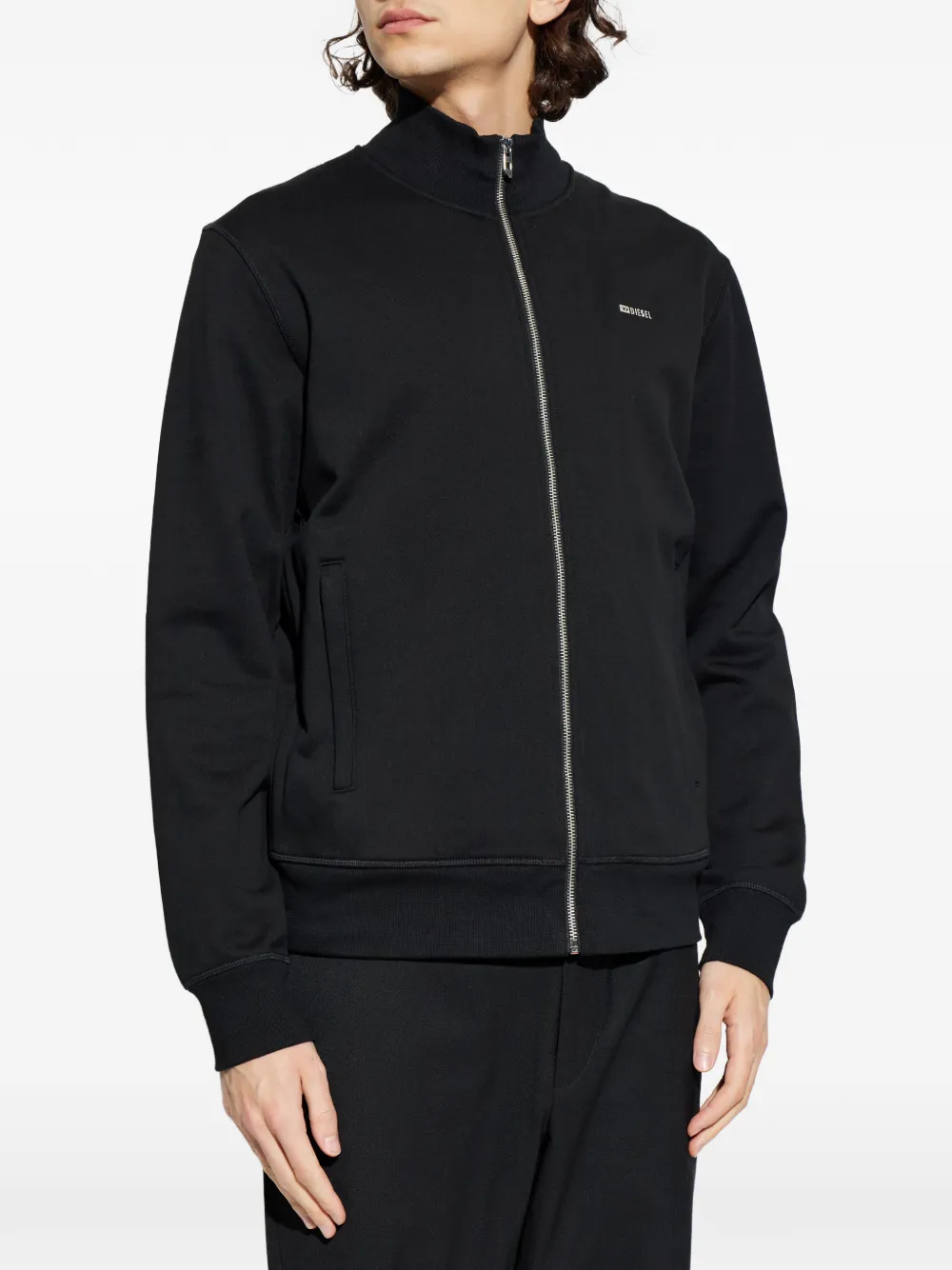  Diesel Zip-up Sweatshirt - Black 