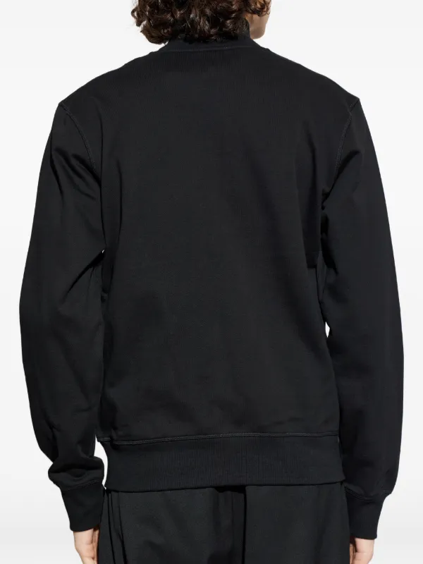 Diesel zip-up Sweatshirt | Black | FARFETCH RO