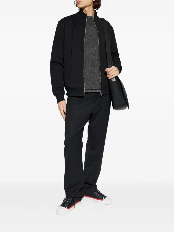 Diesel zip-up Sweatshirt | Black | FARFETCH RO
