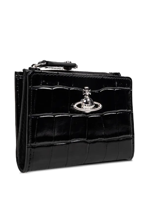 Vivienne Westwood Embossed Logo Wallet | Black | FARFETCH