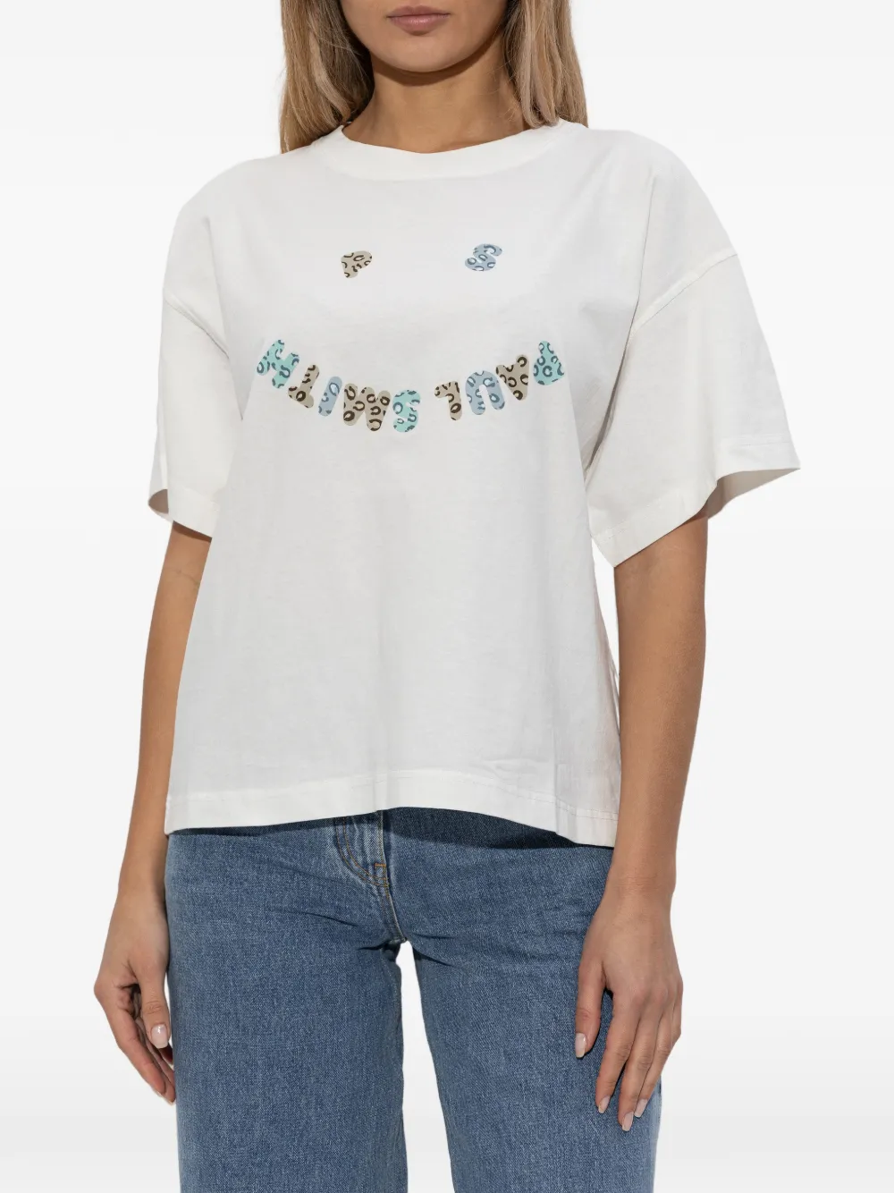  Ps Paul Smith Smiley-face T-shirt - White 