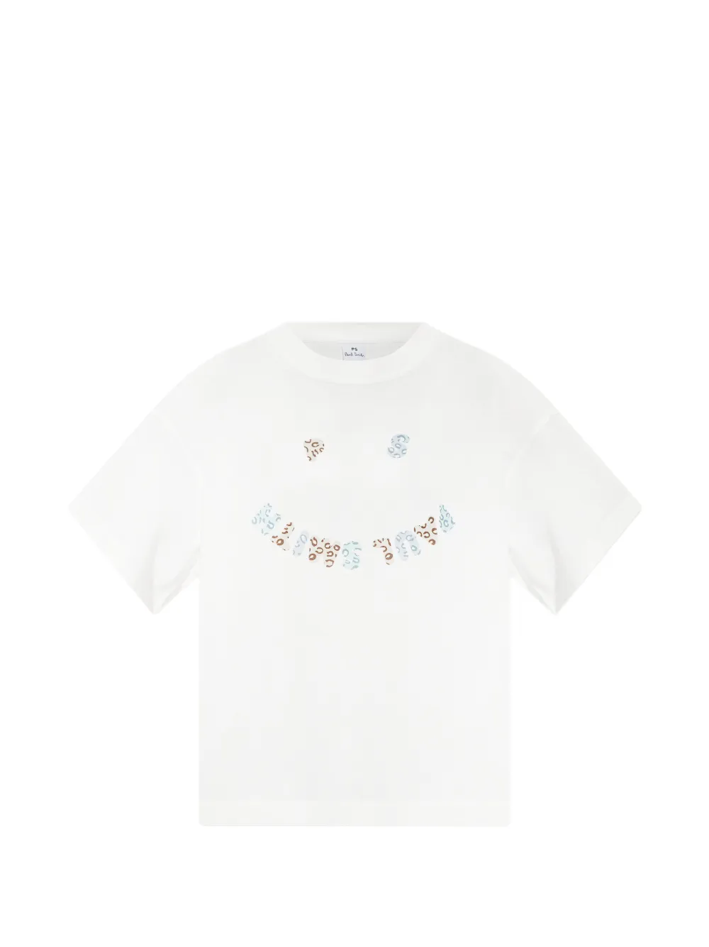 PS Paul Smith smiley-face T-shirt - Weiß