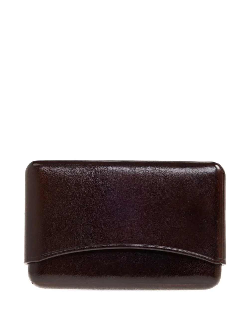 LEMAIRE curved wallet - Marrone