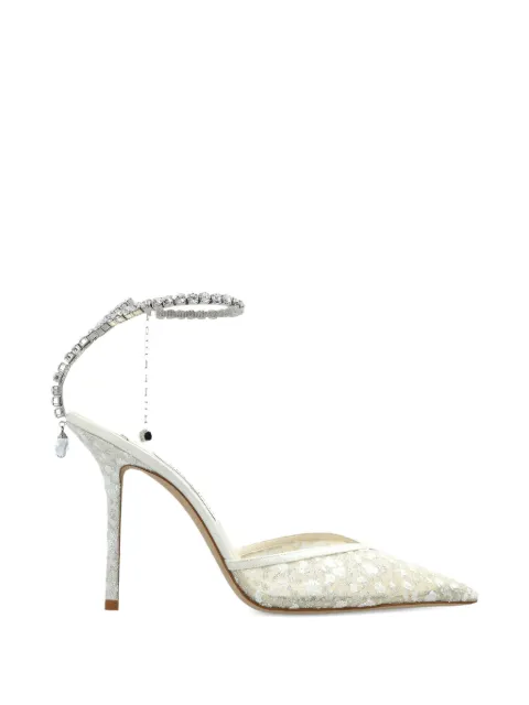 Jimmy Choo Saeda crystal-embellished pumps