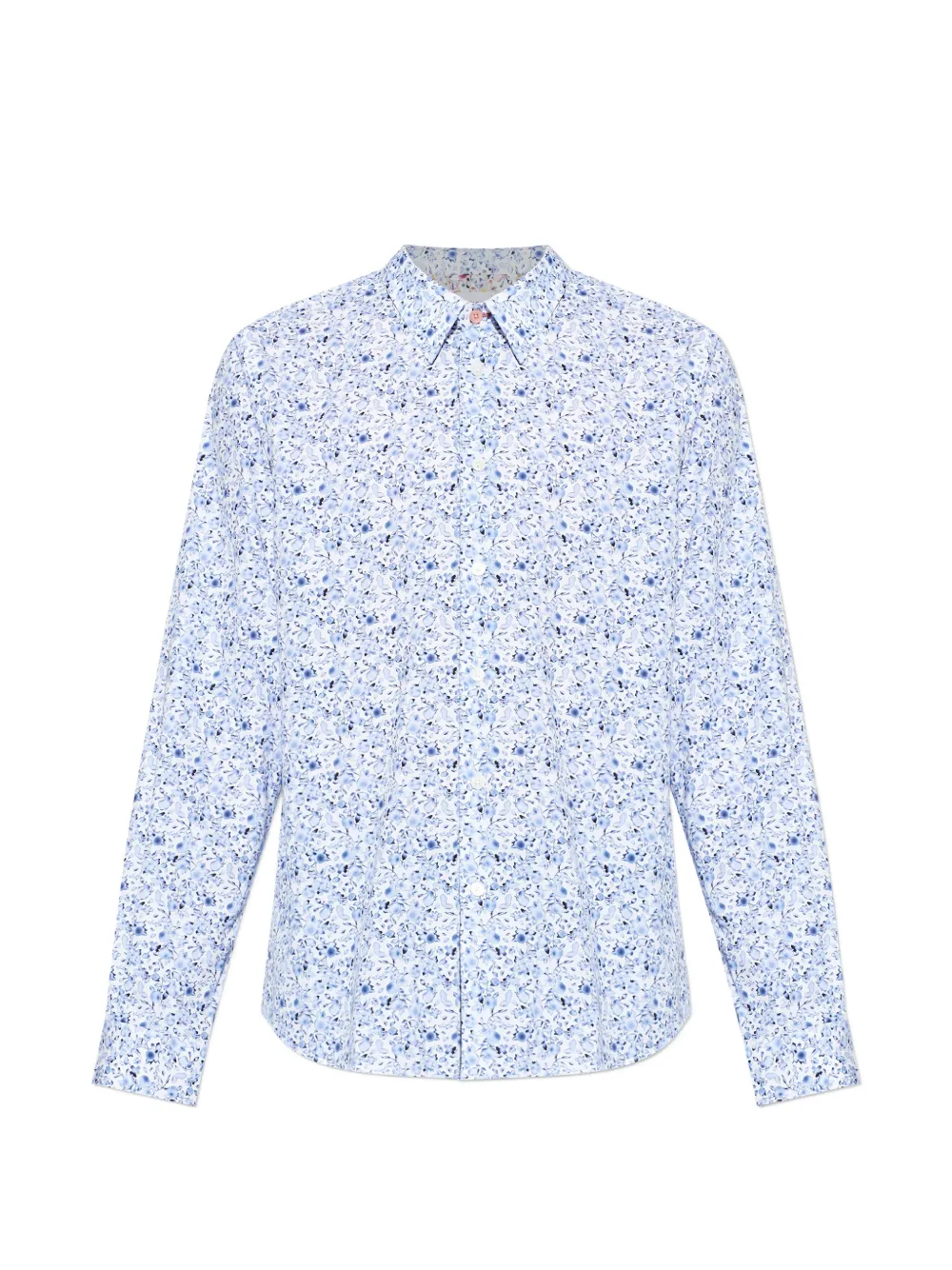 PS Paul Smith floral-print shirt - Blau