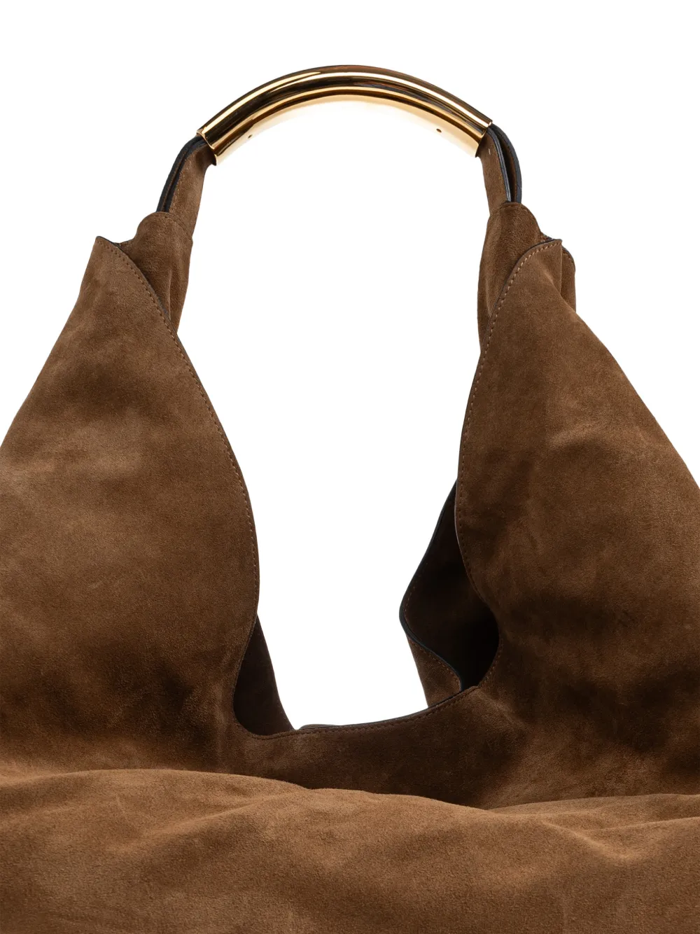 Moschino Handle Me schoudertas met handvat Bruin