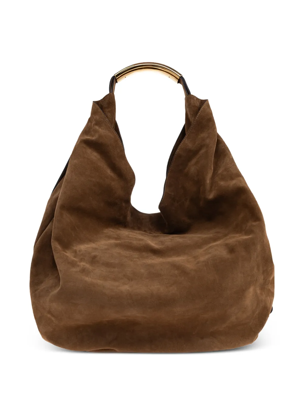 Moschino Handle Me schoudertas met handvat Bruin