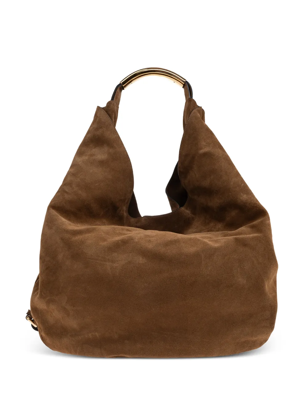 Moschino Handle Me ring-handle shoulder bag - Marrone