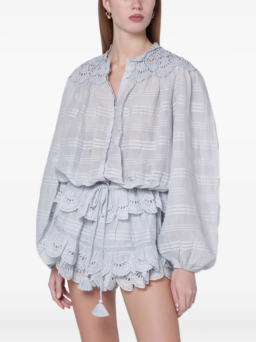 ISABEL MARANT Polly shirt - Blau