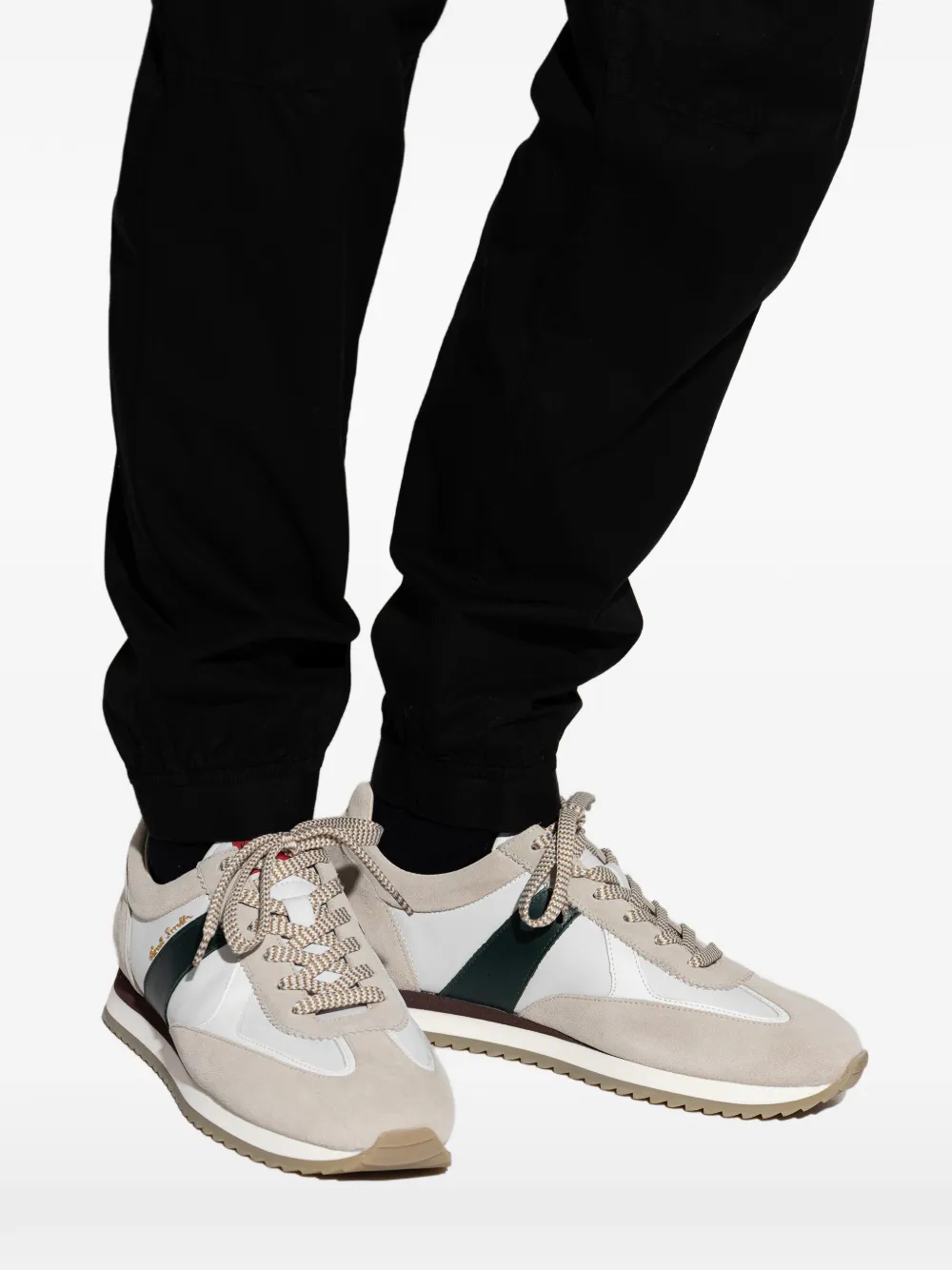 Paul Smith panelled sneakers Beige