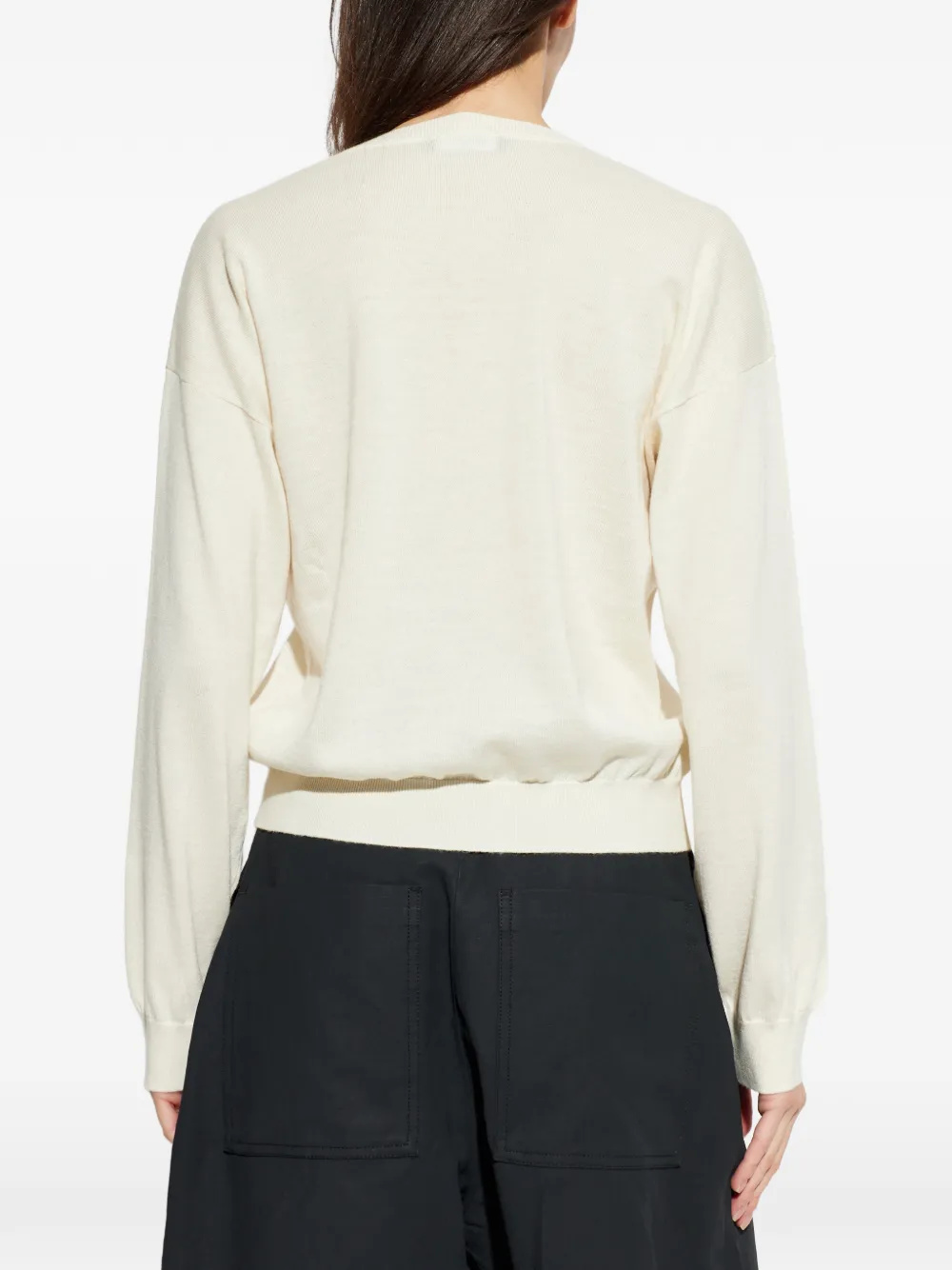 Fabiana Filippi Top met V-hals Beige