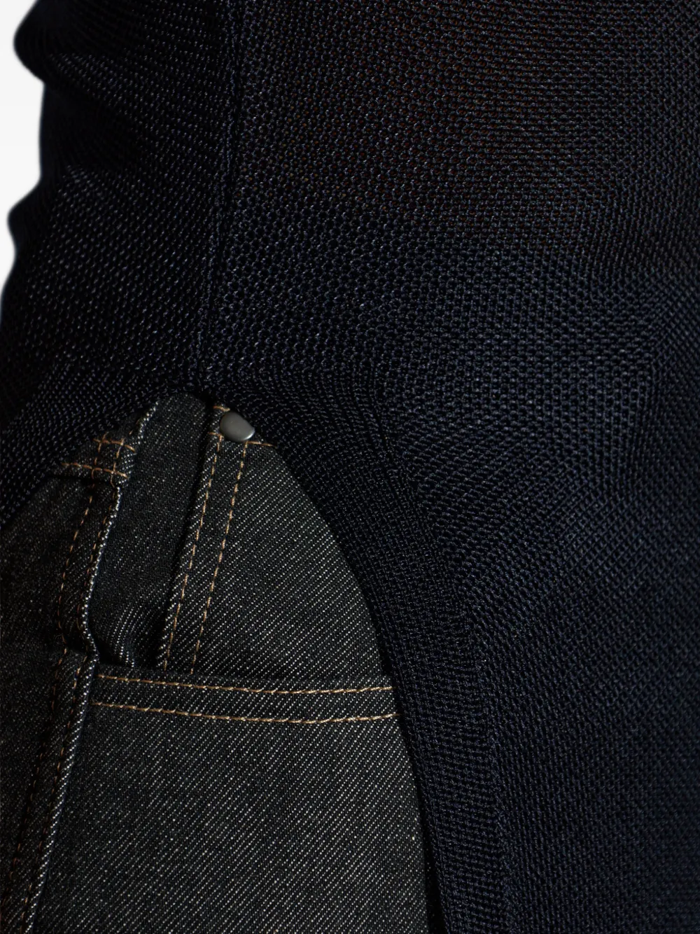 LEMAIRE T-shirt met zijsplit Blauw