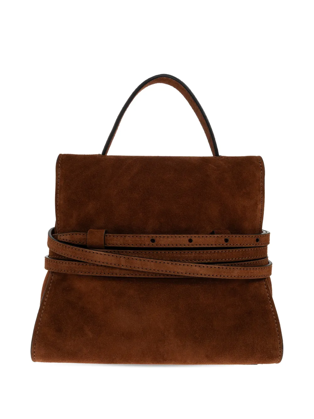 Moschino Shopper met gespbandje en handgreep Bruin