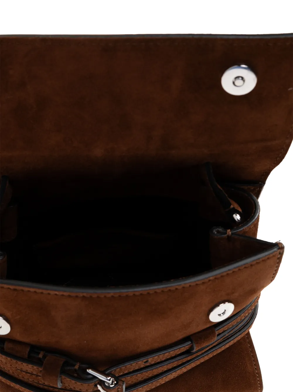 buckle-strap top-handle tote bag