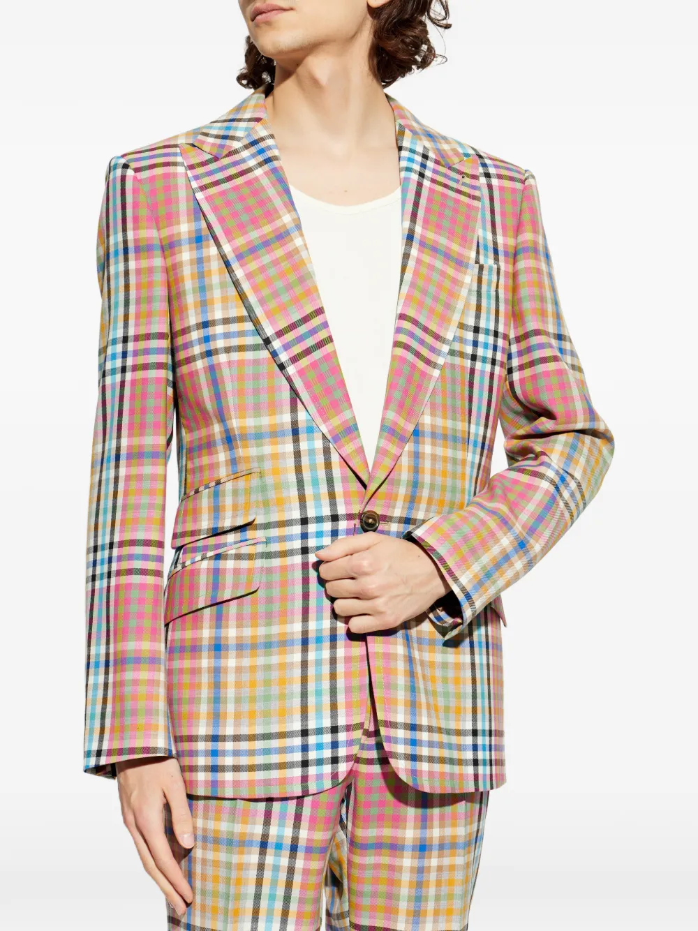 Vivienne Westwood チェック ジャケット | ピンク | FARFETCH JP