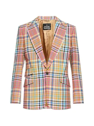 Vivienne Westwood チェック ジャケット | ピンク | FARFETCH JP