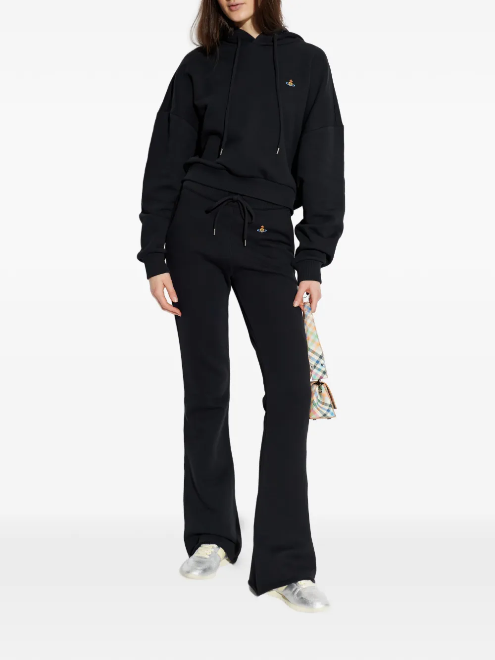 Vivienne Westwood Orb-embroidered hoodie - Zwart
