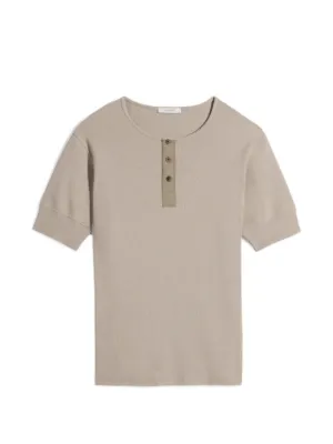 LEMAIRE ヘンリーネック トップ | ホワイト | FARFETCH JP
