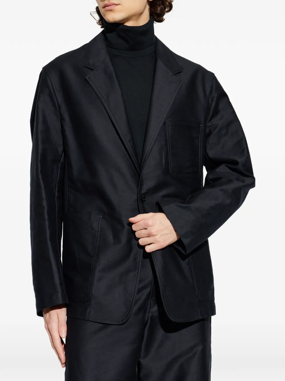  Lemaire Pocket Blazer - Black 