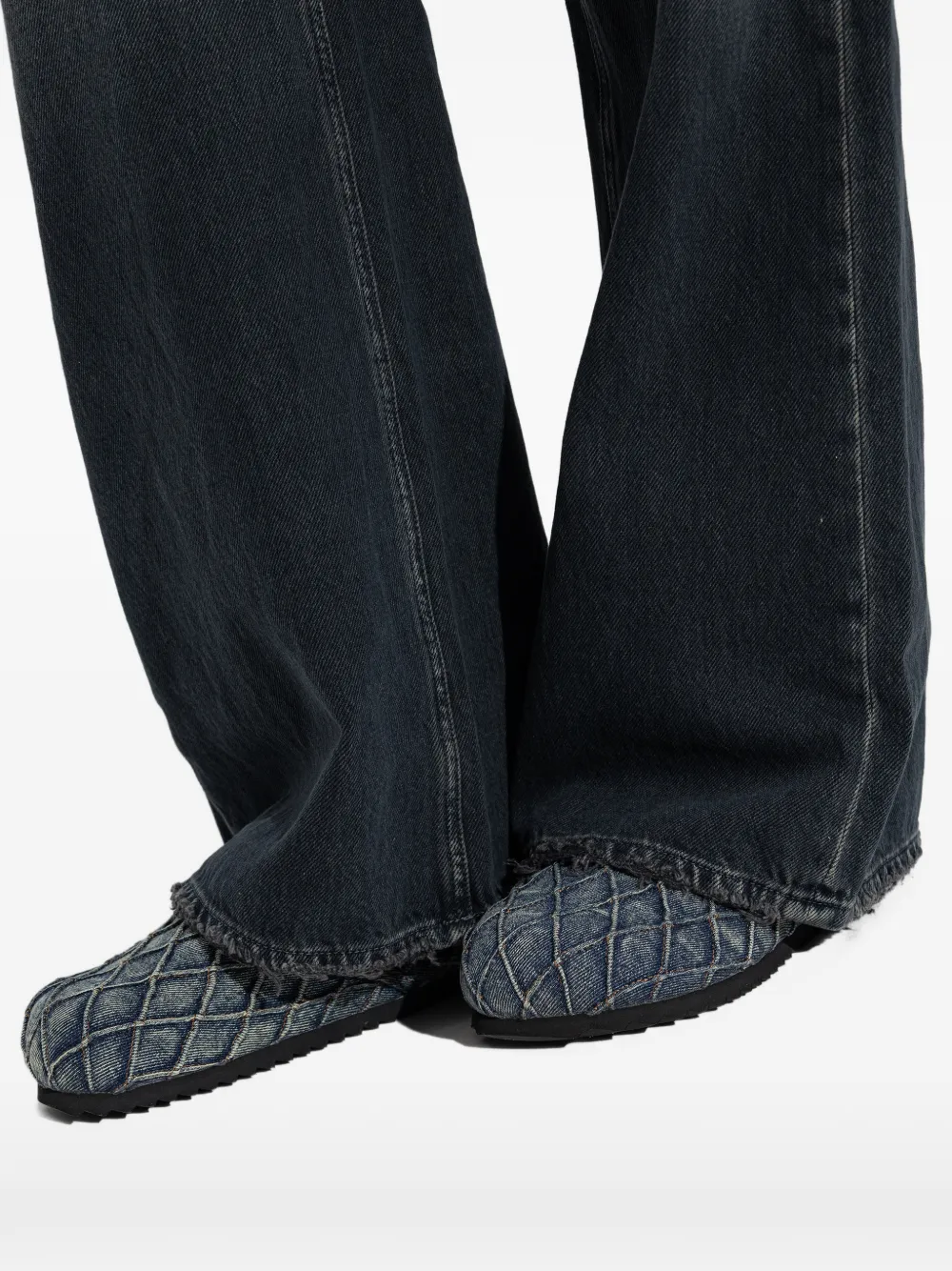 Diesel D-Woodstock muiltjes Blauw