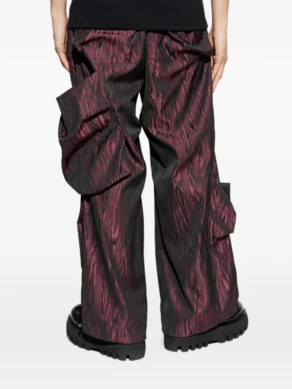 パンツ Vivienne Westwood 2000s Wide cargo pants Vivienne Westwood Draped Drawstring Trousers | Red | FARFETCH