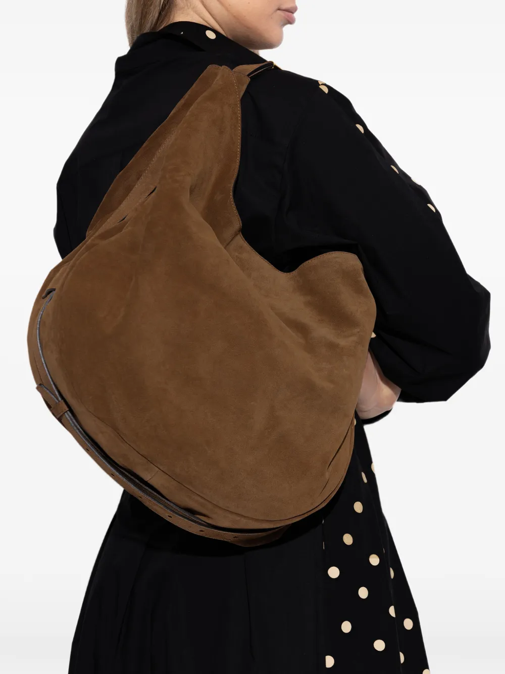 Handle Me metal-handle shoulder bag