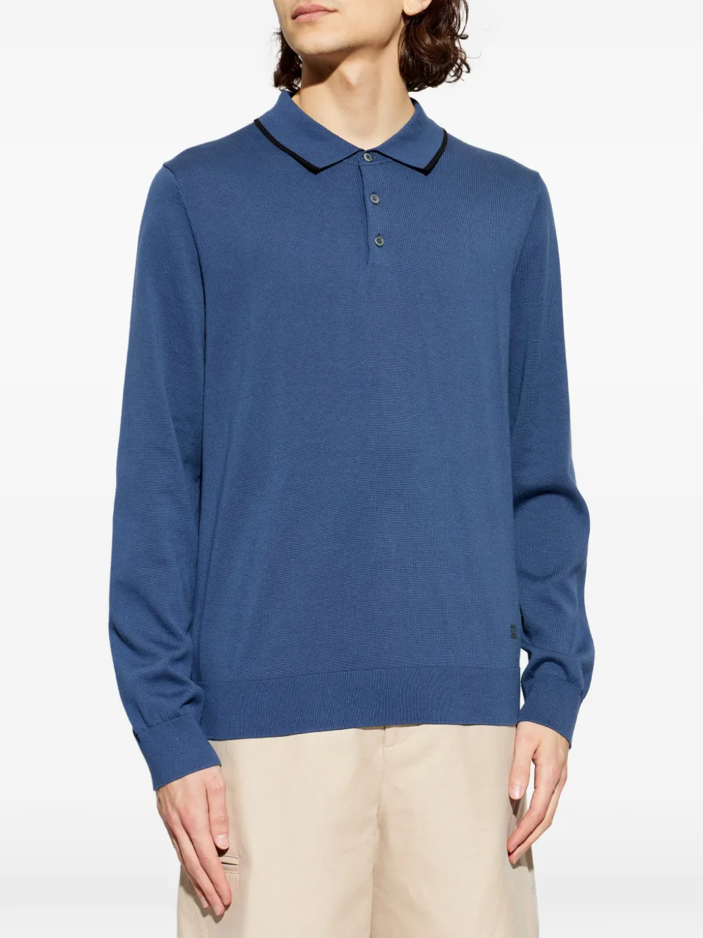  Ps Paul Smith Logo Polo Shirt - Blue 
