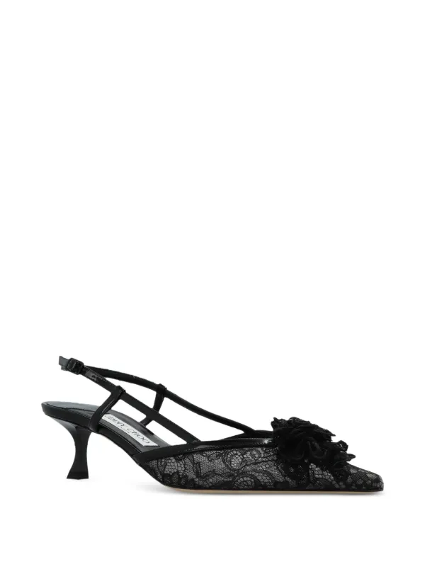 Jimmy Choo Mimmi スリングバック パンプス | ブラック | FARFETCH JP