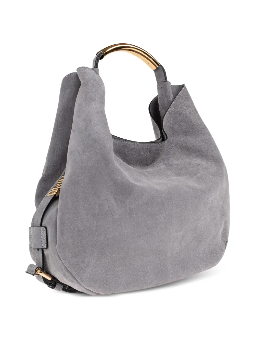 Moschino Handle Me schoudertas met handvat Grijs