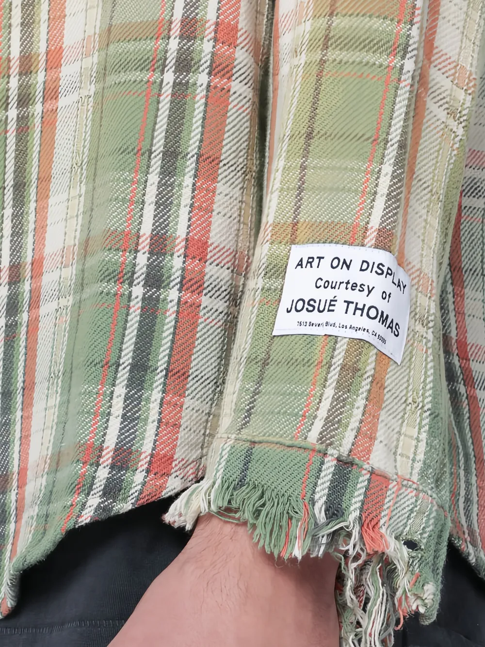 Frayed Plaid Shirt