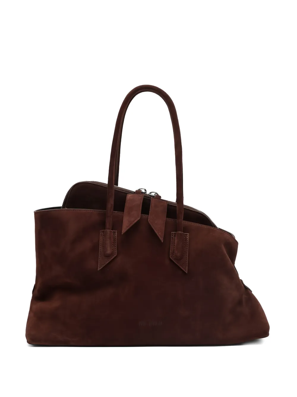 The Attico top handle tote bag - Brown