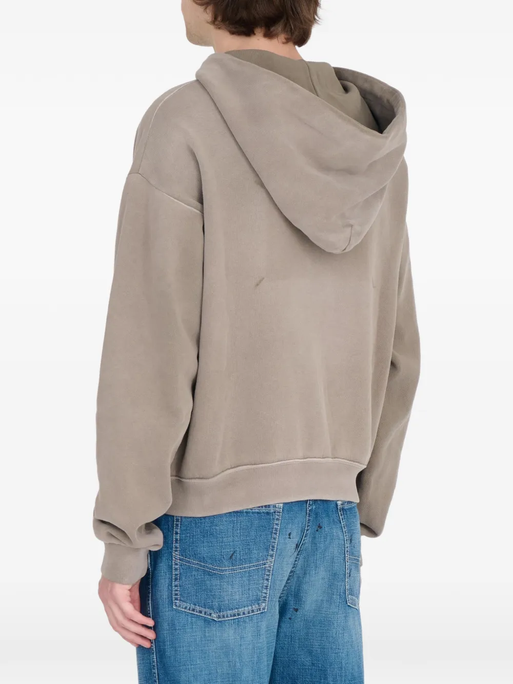 Maison Margiela Hoodie met rits Groen