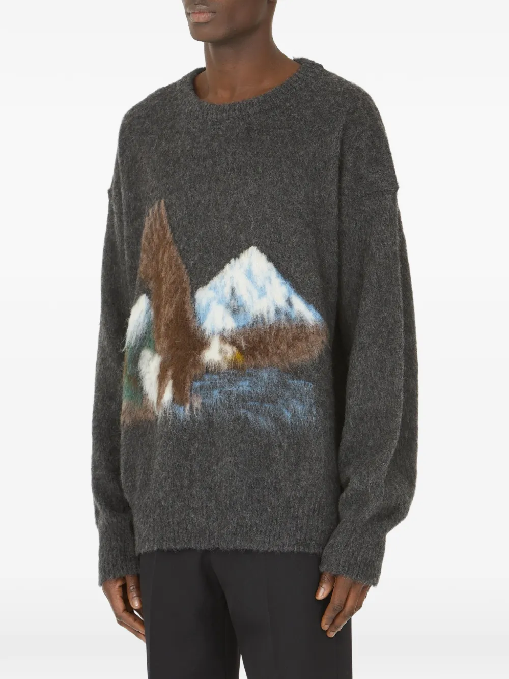 Maison Margiela Intarsia trui Grijs