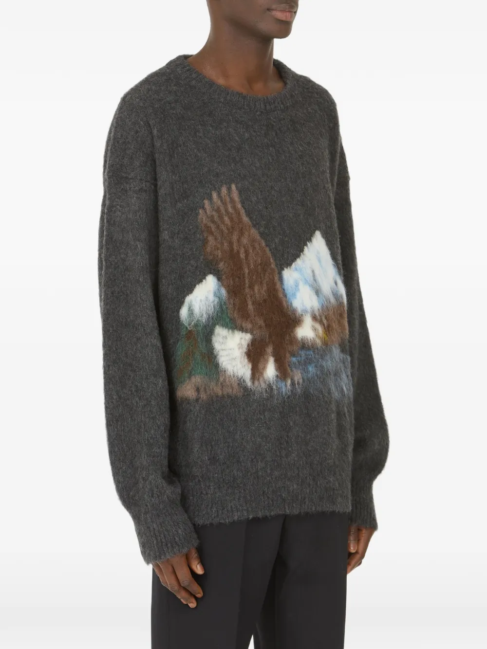 Maison Margiela Intarsia trui Grijs