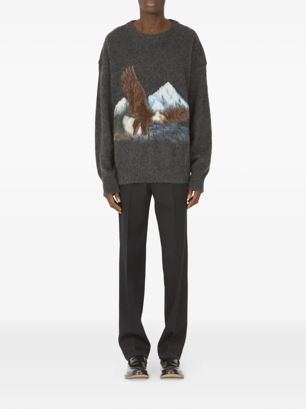 Maison Margiela Intarsia trui Grijs