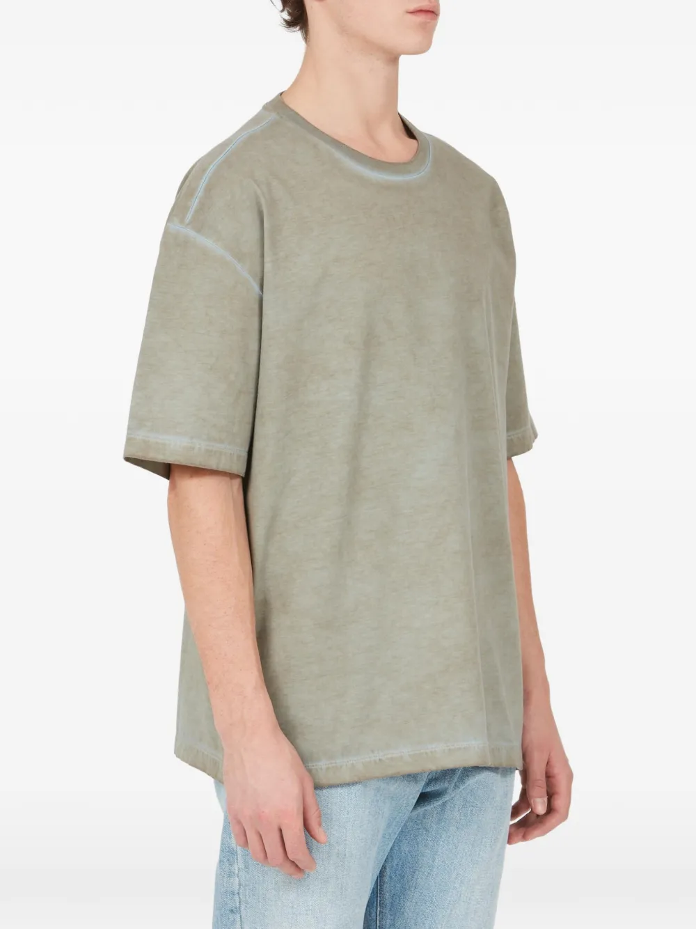 Maison Margiela T-shirt met logopatch Grijs