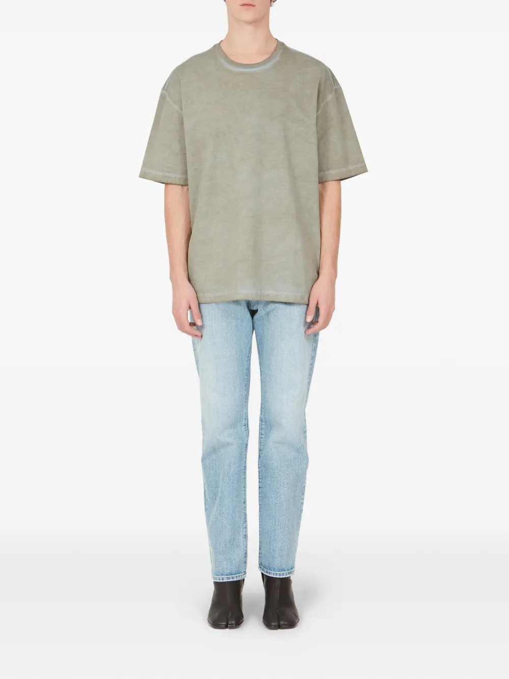 Maison Margiela T-shirt met logopatch Grijs