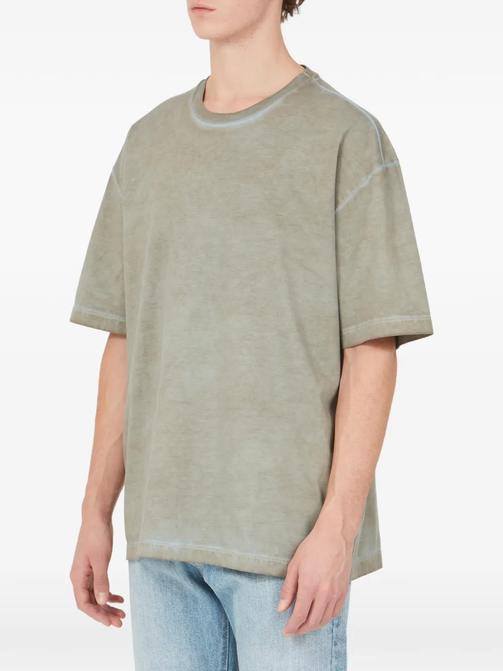 Maison Margiela T-shirt met logopatch Grijs