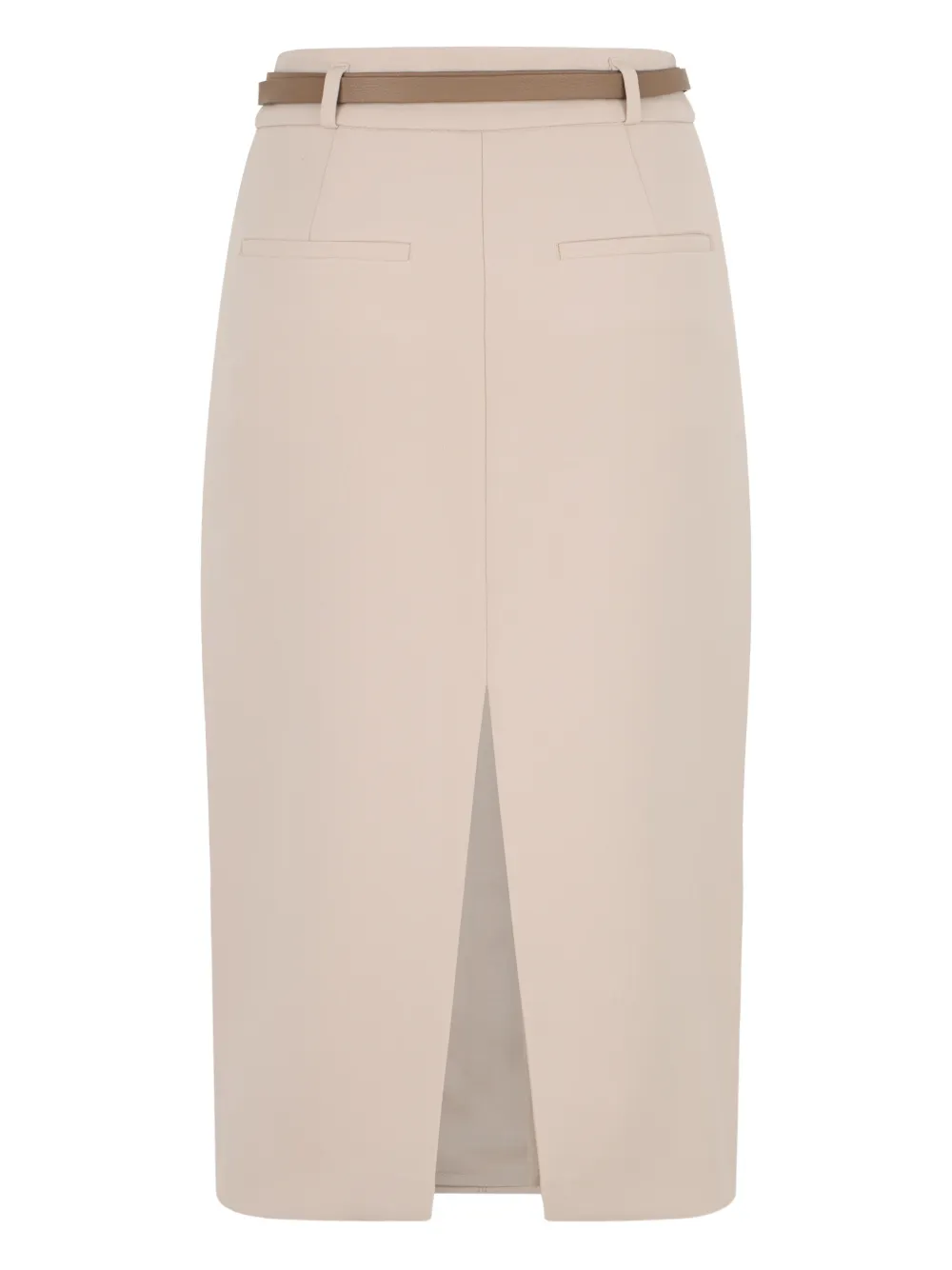 Peserico belted midi skirt - Beige