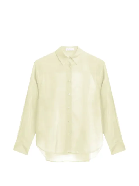 The Frankie Shop sheer button-up maxi shirt