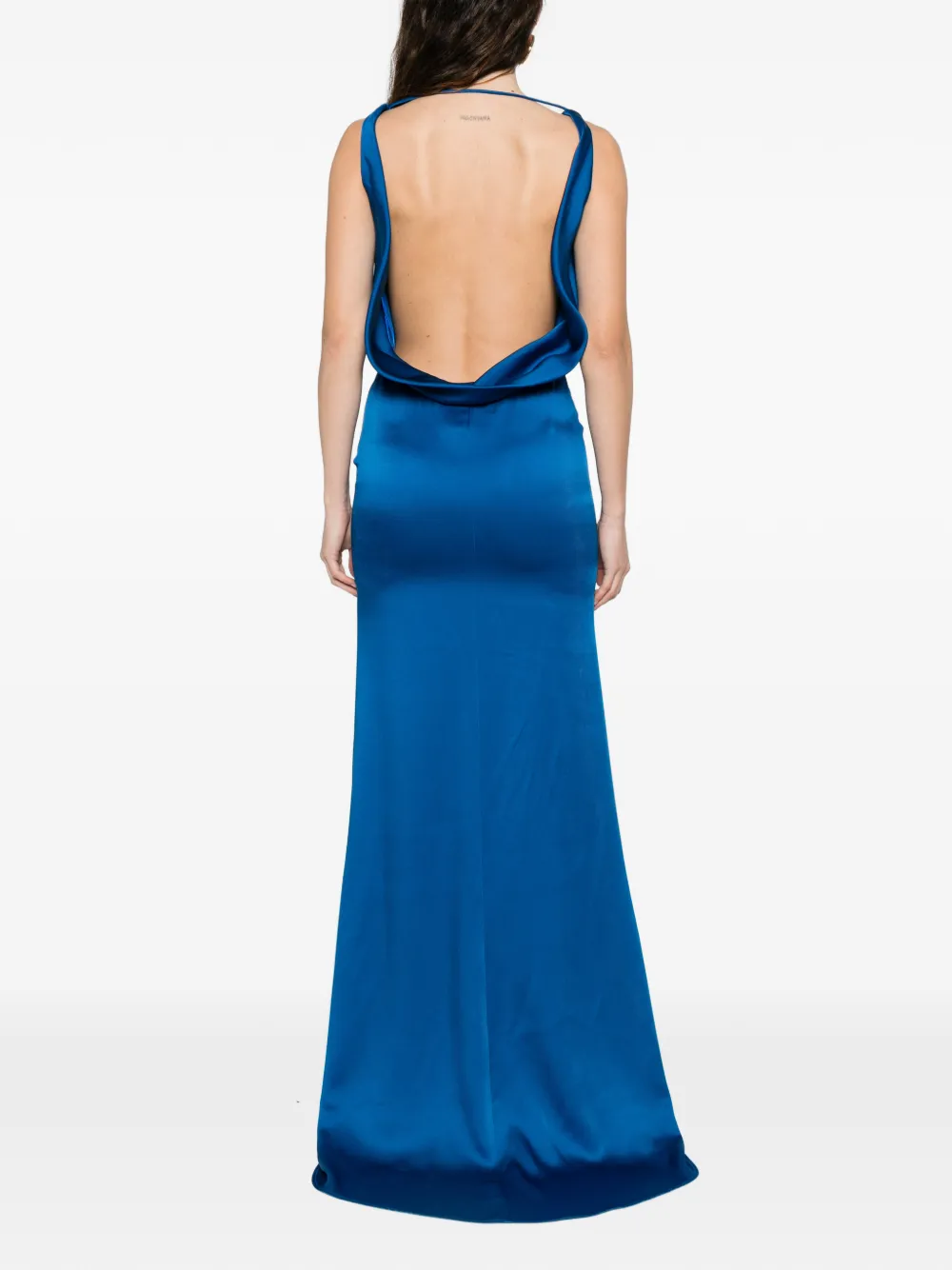 Giuseppe Di Morabito Maxi-jurk met col Blauw