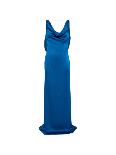 Giuseppe Di Morabito cowl-neck draped maxi dress