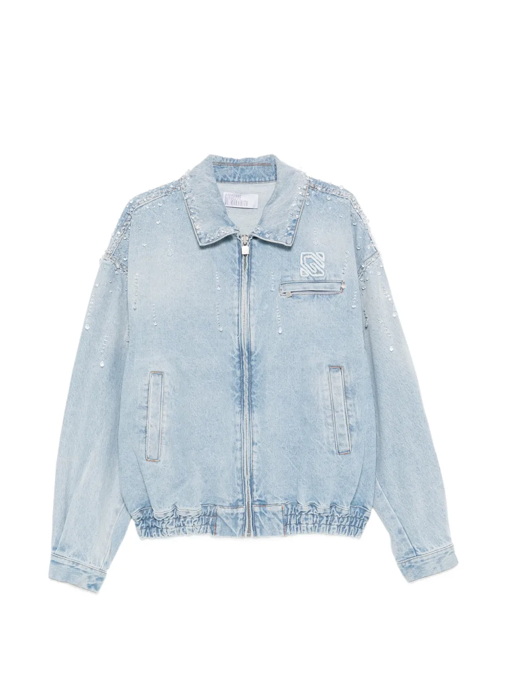 Giuseppe Di Morabito Verzierte Bomberjacke - Blau
