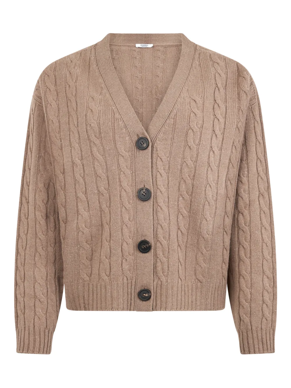 Peserico cable-knit button cardigan - Toni neutri